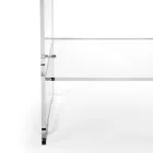 Mesa de Centro com 1 Prateleira em Plexiglass Transparente Made in Italy - Mulan Viadurini