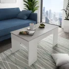 Mesa de Centro com Recipiente de Madeira - Scandio Viadurini