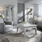 Mesa de Centro com Partes Sólidas em Ay - ous e Linden Made in Italy - Era Viadurini