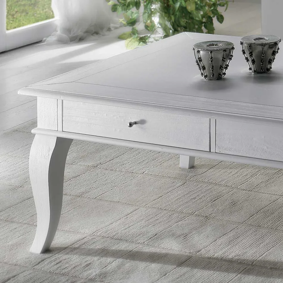 Mesa de Centro com Partes Sólidas em Ay - ous e Linden Made in Italy - Era Viadurini