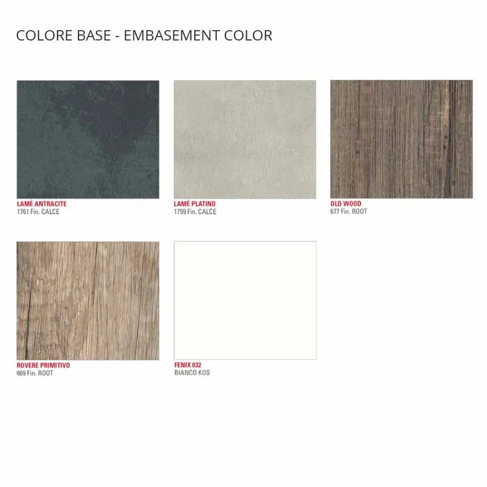 Mesa de centro com tampos giratórios em HPL Made in Italy, Precious - Paris Viadurini