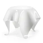 Mesa de centro com tampo e base em Plexiglass Made in Italy - Brento Viadurini