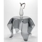 Mesa de centro com tampo e base em Plexiglass Made in Italy - Brento Viadurini