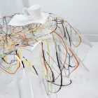 Mesa de centro com tampo e base em Plexiglass Made in Italy - Brento Viadurini