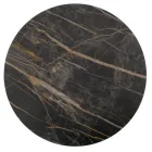 Mesa de centro com tampo redondo de porcelanato feito na Itália - Siste Viadurini