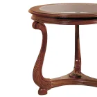 Mesa de centro com tampo de vidro Made in Italy - Sedna Viadurini