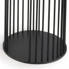 Mesa de centro com tampo redondo de cerâmica Made in Italy - Montebianco Viadurini