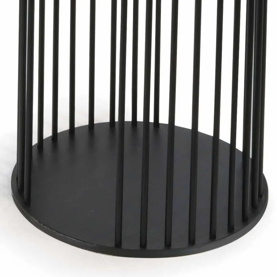 Mesa de centro com tampo redondo de cerâmica Made in Italy - Montebianco Viadurini