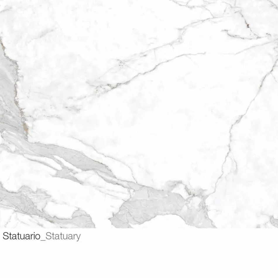 Mesa de centro com tampo redondo de cerâmica Made in Italy - Montebianco Viadurini