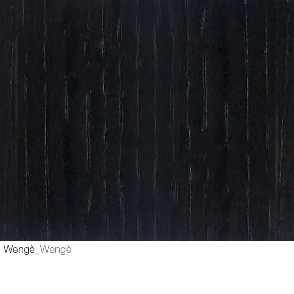 Mesa de centro com tampo redondo de madeira Made in Italy - Montebianco Viadurini