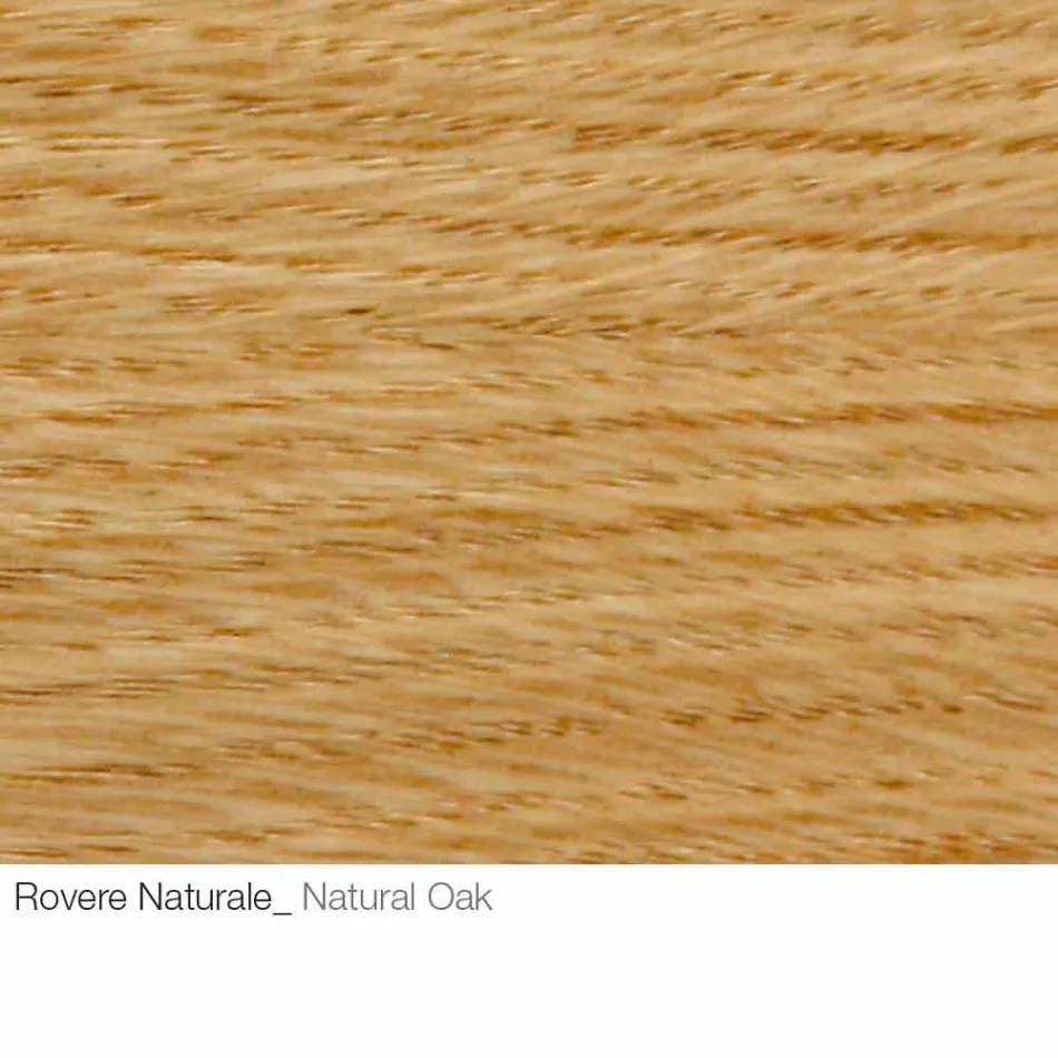 Mesa de centro com tampo redondo de madeira Made in Italy - Montebianco Viadurini