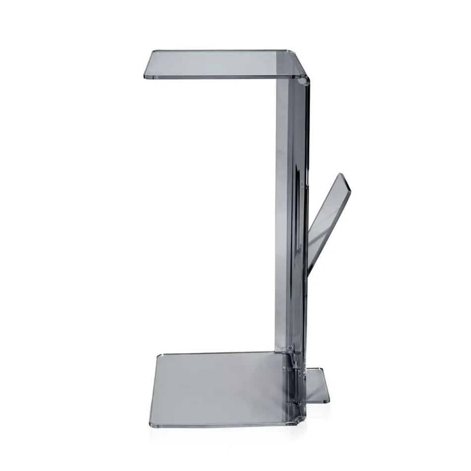 Mesa de centro com porta-revistas de acrílico fabricado na Itália - Belle Viadurini