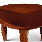 Design moderno mesa de café de madeira, feita na Itália, Loris Viadurini