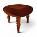 Design moderno de madeira mesa de café Loris, made in Italy