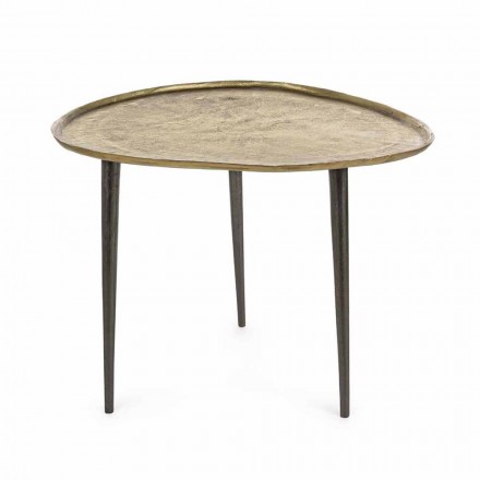 Mesa de centro Homemotion Design com tampo de alumínio - Yamila Viadurini