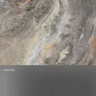 Mesa de Centro Design em Mármore com Base em Vidro Made in Italy - Molino Viadurini