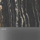 Mesa de Centro Design em Mármore com Base em Vidro Made in Italy - Molino Viadurini