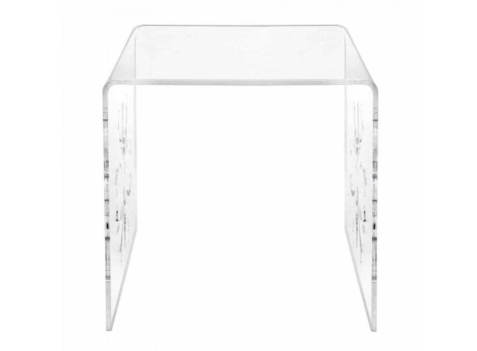 Mesa de centro design em plexiglass transparente Mandas Viadurini