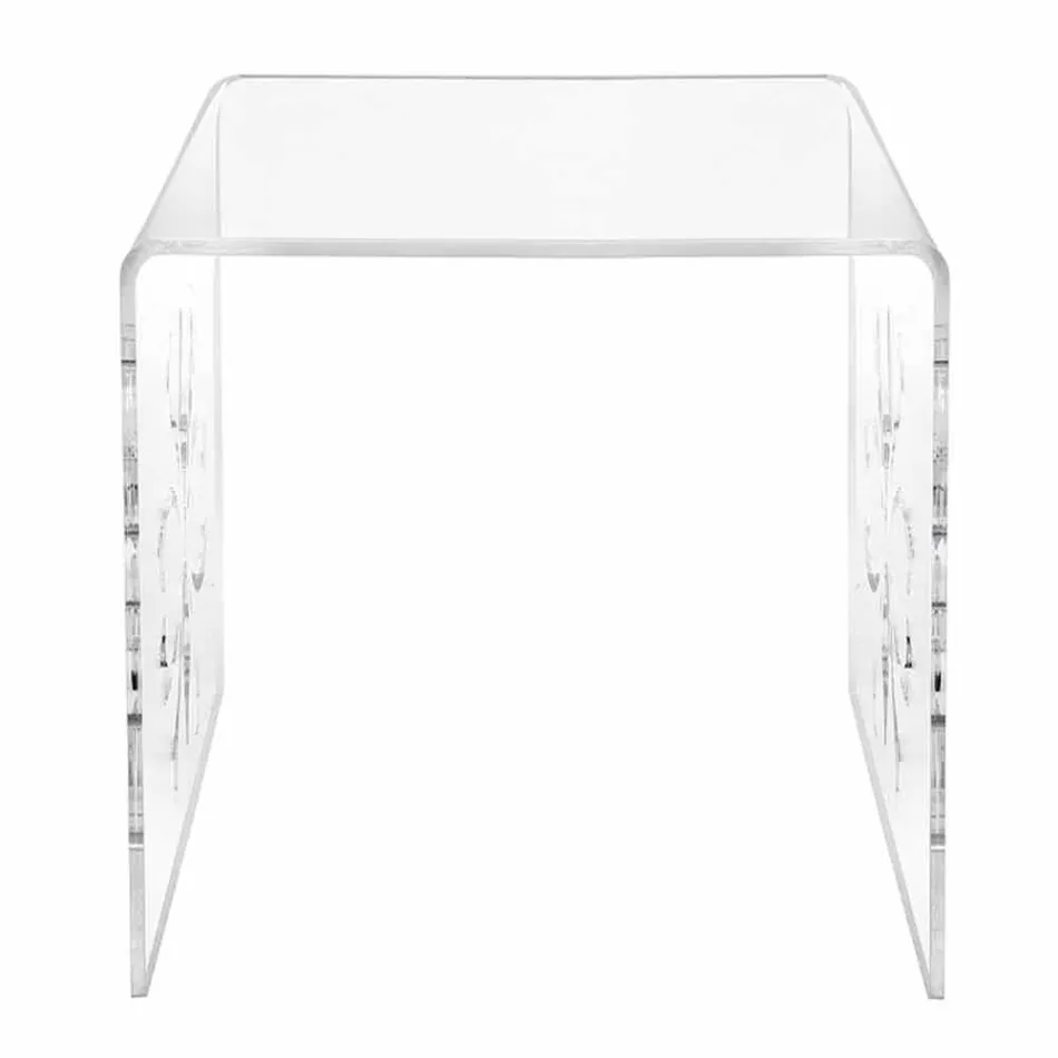 Mesa de centro design em plexiglass transparente Mandas Viadurini