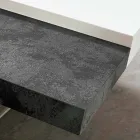 Mesa de centro Fenix com pés transparentes Made in Italy - Justin Viadurini