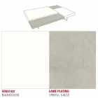 Mesa de centro Fenix com pés transparentes Made in Italy - Justin Viadurini