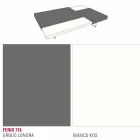 Mesa de centro Fenix com pés transparentes Made in Italy - Justin Viadurini