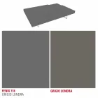 Mesa de centro Fenix com pés transparentes Made in Italy - Justin Viadurini