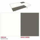 Mesa de centro Fenix com pés transparentes Made in Italy - Justin Viadurini