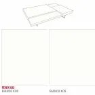 Mesa de centro Fenix com pés transparentes Made in Italy - Justin Viadurini