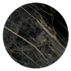 Mesa de centro de grés com base de aço fabricada na Itália - Aspira Viadurini