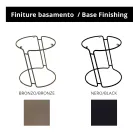 Mesa de Centro em Porcelana Grès e Base Redonda Made in Italy - Tullia Viadurini