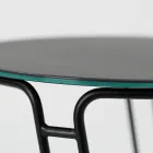 Mesa de Centro em Porcelana Grès e Base Redonda Made in Italy - Tullia Viadurini