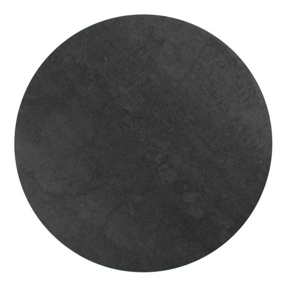 Mesa de Centro em Porcelana Grès e Base Redonda Made in Italy - Tullia Viadurini