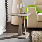 Mesa de Centro em Mdf Lacado Fabricado na Itália, Alta Qualidade - Lisa Viadurini