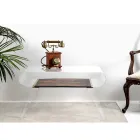 Mesa de Centro em Plexiglass Transparente ou com Madeira Design - Gesso Viadurini