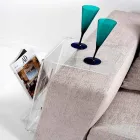 Mesa de centro em design transparente de PMMA Quero Vas Viadurini