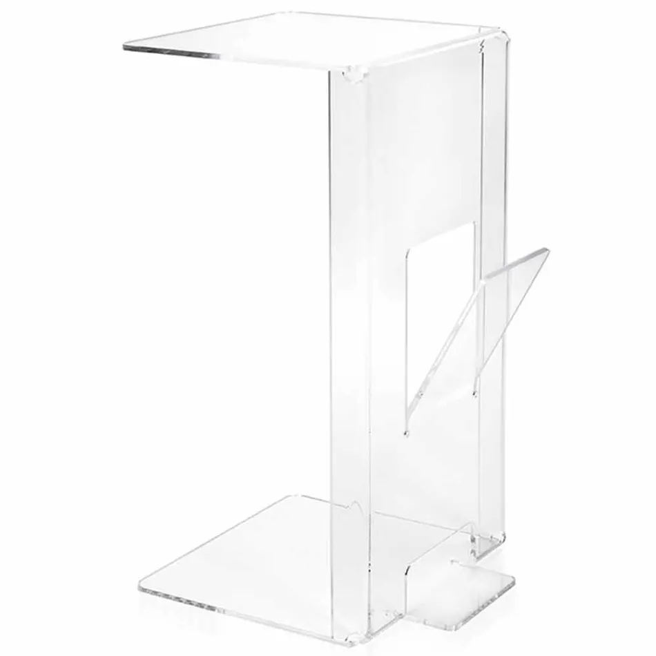 Mesa de centro em design transparente de PMMA Quero Vas Viadurini