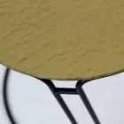 Mesa de centro de vidro e base redonda fabricada na Itália - Tullia Viadurini