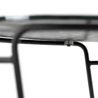 Mesa de centro de vidro e base redonda fabricada na Itália - Tullia Viadurini