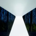 Mesa de centro brilhante com tampa de polietileno branco - agudo Viadurini