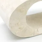 Mesa de centro / suporte de TV em pedra fóssil - Jaspe Viadurini