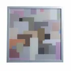 Modern mesa de café 50x50cm em metal Nina, fabricada na Itália Viadurini