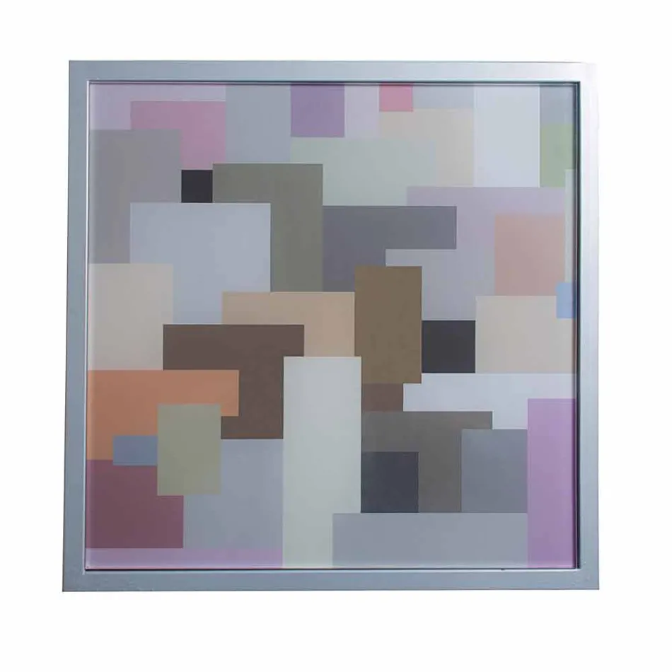 Modern mesa de café 50x50cm em metal Nina, fabricada na Itália Viadurini