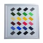 Modern mesa de café 50x50cm em metal Nina, fabricada na Itália Viadurini