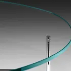 Mesa de centro moderna com tampo de vidro Made in Italy - Cinci Viadurini