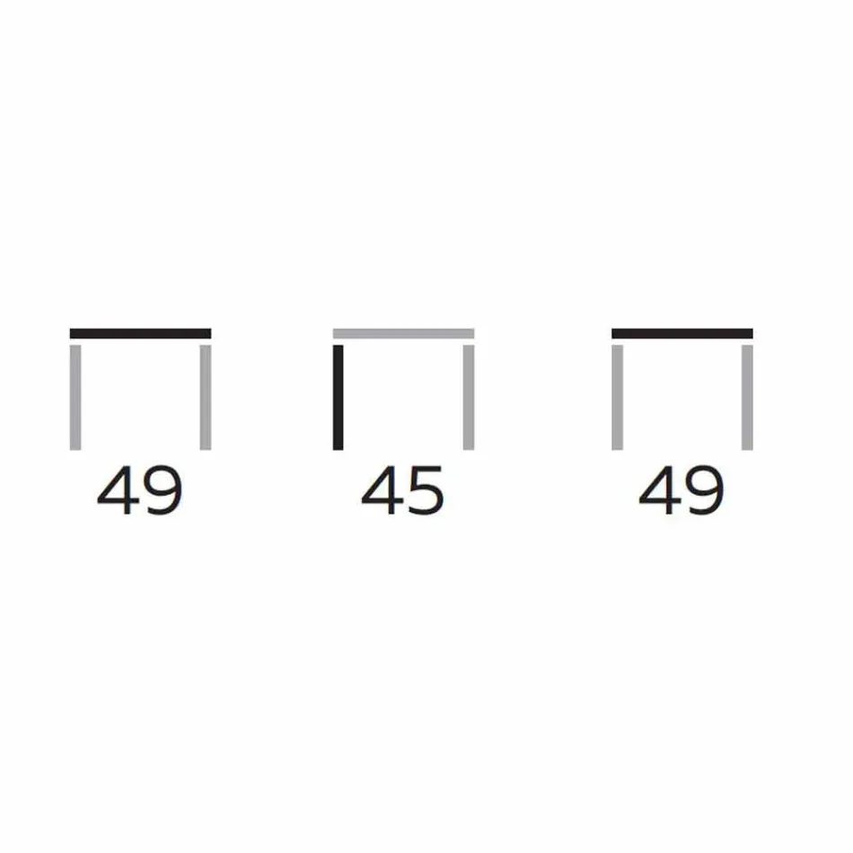 Mesa de centro moderna com tampo redondo em Gres Made in Italy - Stuttgart Viadurini