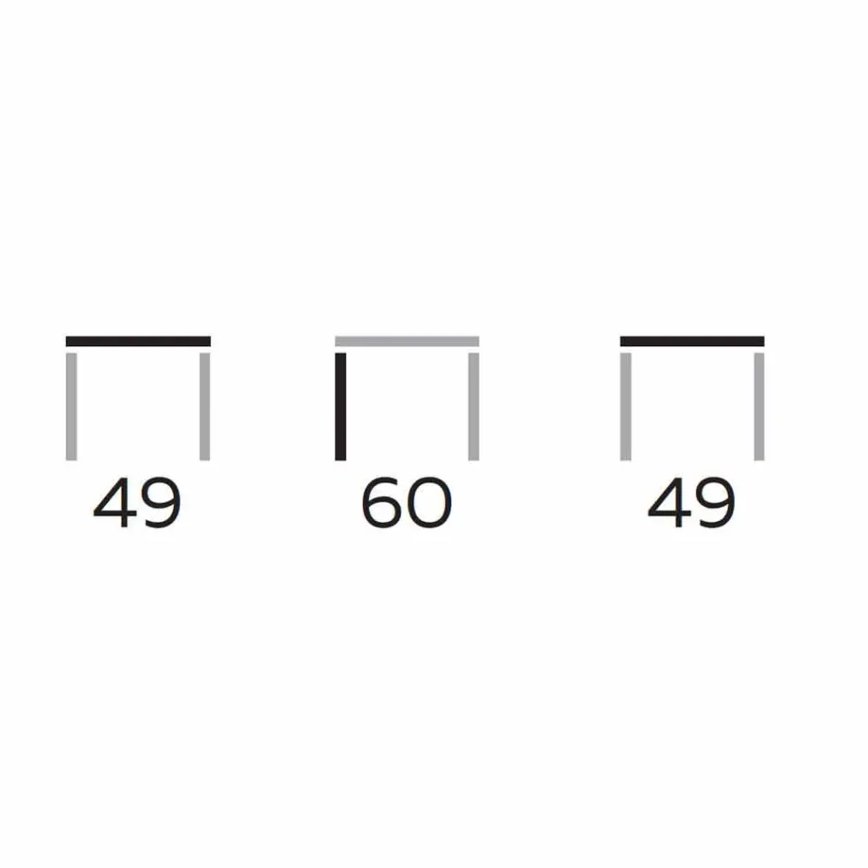 Mesa de centro moderna com tampo redondo em Gres Made in Italy - Stuttgart Viadurini