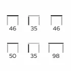 Mesa de centro moderna em madeira de Gres e faia feita na Itália - Titanic Viadurini