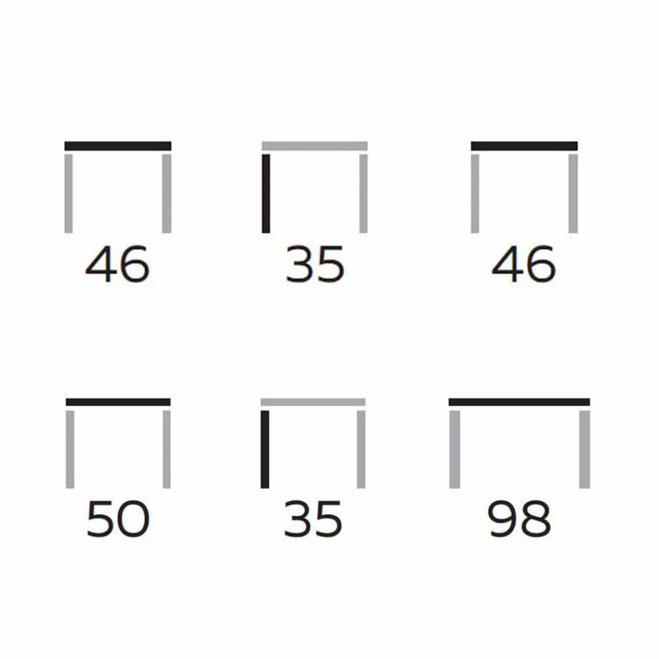 Mesa de centro moderna em madeira de Gres e faia feita na Itália - Titanic Viadurini