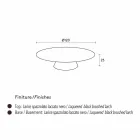 Mesa de centro contemporânea de sala de estar em madeira de lariço laqueada preta Viadurini